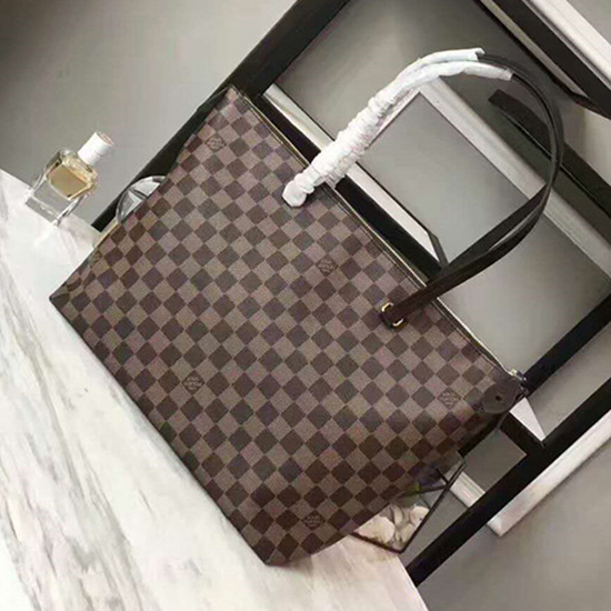 Louis Vuitton N41013 Iena MM Shoulder Bag Damier Ebene Canvas