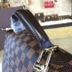 Louis Vuitton N41168 Bergamo MM Shoulder Bag Damier Ebene Canvas