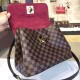 Louis Vuitton N41168 Bergamo MM Shoulder Bag Damier Ebene Canvas