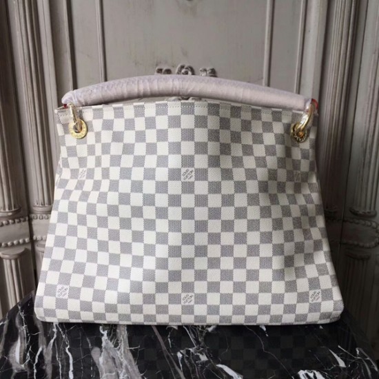 Louis Vuitton N41174 Artsy MM Hobo Bag Damier Azur Canvas