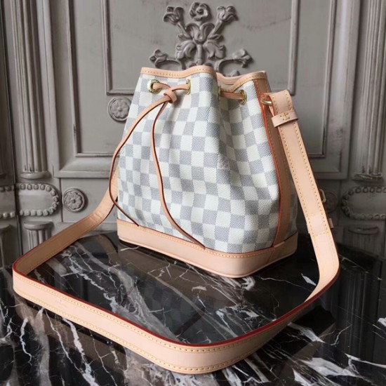 Louis Vuitton N41220 Noe BB Shoulder Bag Damier Azur Canvas