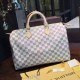 Louis Vuitton N41369 Speedy 35 Tote Bag Damier Azur Canvas