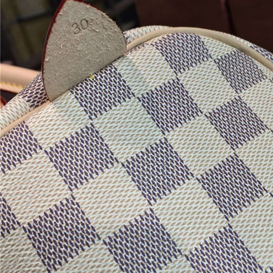 Louis Vuitton N41370 Speedy 30 Tote Bag Damier Azur Canvas