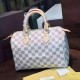 Louis Vuitton N41371 Speedy 25 Tote Bag Damier Azur Canvas