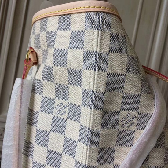 Louis Vuitton Neverfull GM N41604 Damier Azur Canvas