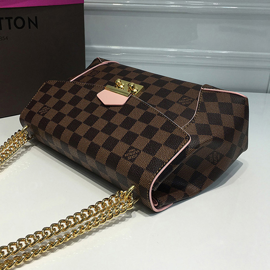 Louis Vuitton N41597 Caissa Clutch Shoulder Bag Damier Ebene Canvas