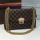 Louis Vuitton N41597 Caissa Clutch Shoulder Bag Damier Ebene Canvas