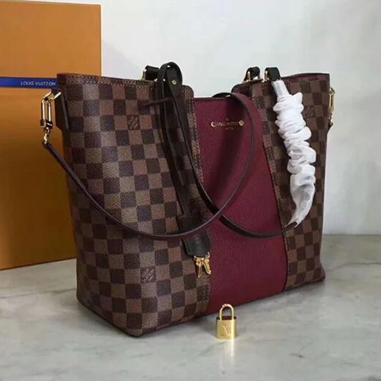 Louis Vuitton Jersey N44021 Damier Ebene Canvas