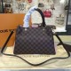 Louis Vuitton N41674 Brittany Tote Bag Damier Ebene Canvas