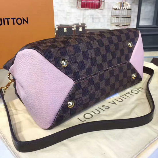 Louis Vuitton N41674 Brittany Tote Bag Damier Ebene Canvas