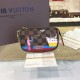 Louis Vuitton N41667 Mini Pochette Accessoires Damier Ebene Canvas