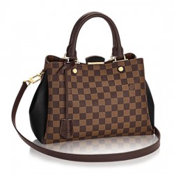 Louis Vuitton N41673 Brittany Tote Bag Damier Ebene Canvas