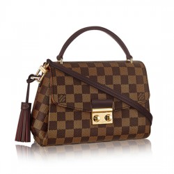 Louis Vuitton N53000 Croisette Crossbody Bag Damier Ebene Canvas