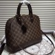 Louis Vuitton N53151 Alma PM Tote Bag Damier Ebene Canvas