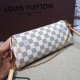 Louis Vuitton N55214 Eva Clutch Damier Azur Canvas