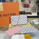 Louis Vuitton N63106 Pochette Felicie Chain Wallet Damier Azur Canvas