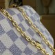 Louis Vuitton N63106 Pochette Felicie Chain Wallet Damier Azur Canvas