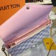 Louis Vuitton N63106 Pochette Felicie Chain Wallet Damier Azur Canvas