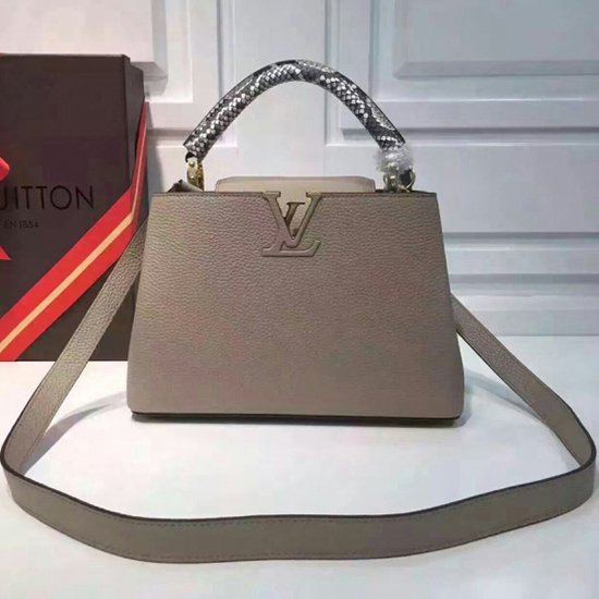 Louis Vuitton N92041 Capucines BB Tote Bag Taurillon Leather