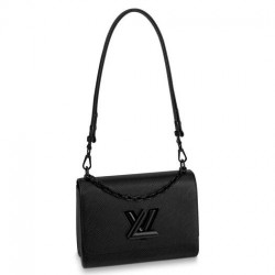 Louis Vuitton Twist MM All Black Epi M53236