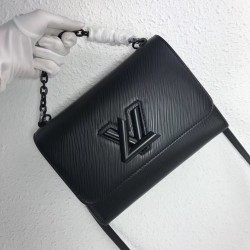 Louis Vuitton Twist MM All Black Epi M53236