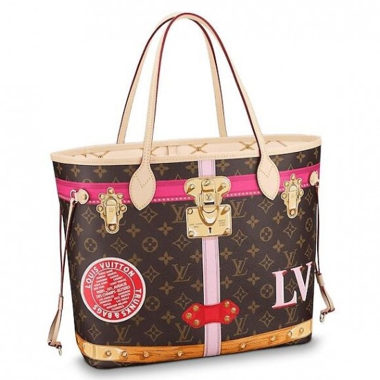 Louis Vuitton Neverfull MM Summer Trunk Monogram M41390