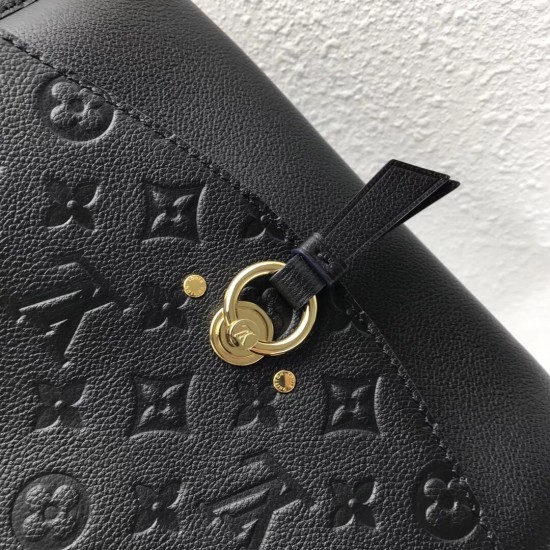 Louis Vuitton Black Blanche Bag Monogram Empreinte M43616