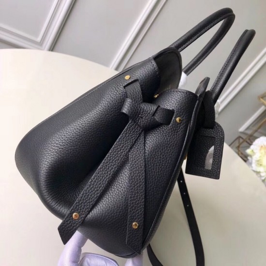 Louis Vuitton Black Milla PM Bag Veau Nuage M51684