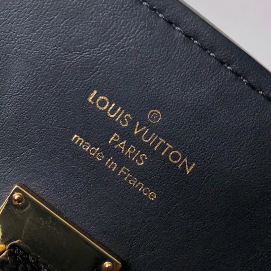 Louis Vuitton Black Milla PM Bag Veau Nuage M51684