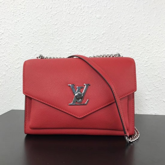 Louis Vuitton Red Mylockme BB Bag M51419